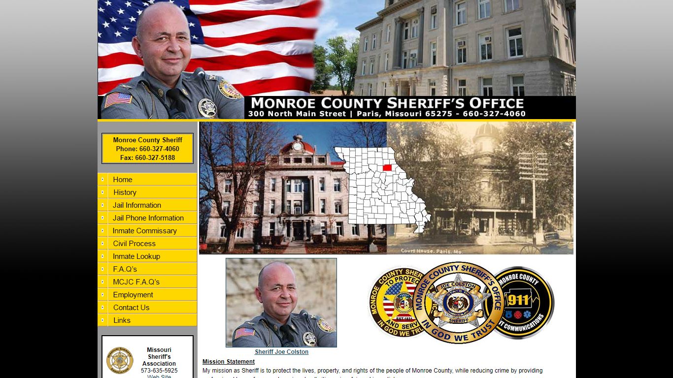 Welcome to the Monroe County Sheriff's Department